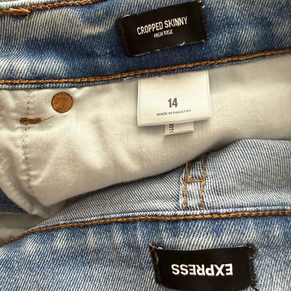 Express High Rise Cropped Skinny Jeans ✨ - Picture 5 of 5